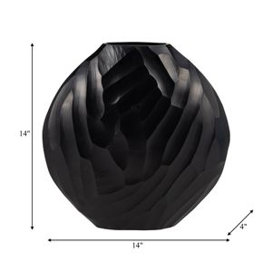 ARLENCLIFF BLACK VASE 14 (IN) 8