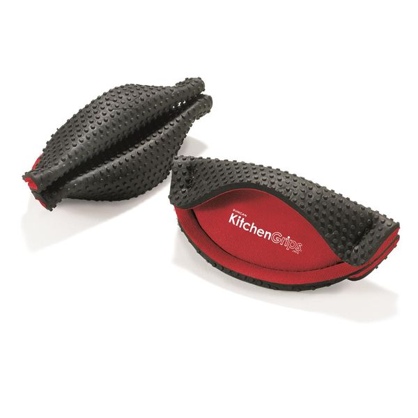 KG Handle Holder, Short, 4.5"/11.5cm, 2pc Set, Cherry/Black FLxaPrene