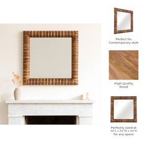 MIADALE BROWN MIRROR 40 (IN) 9