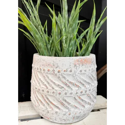 Swirl Vase 7.5x6in