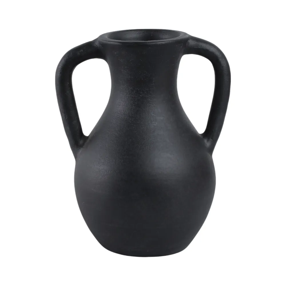 SHERMANCLIFF BLACK VASE 12 (IN)