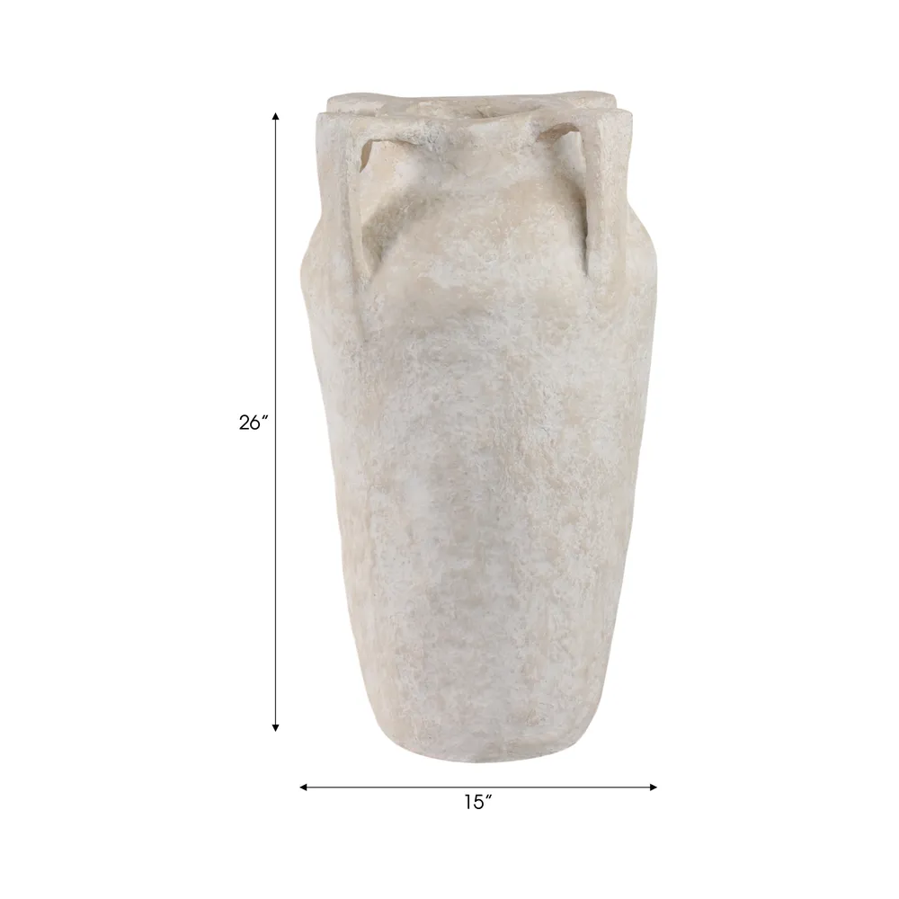 WATSONLAND WHITE VASE 26 (IN)