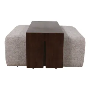 DRYDENFORD IVORY OTTOMAN 17 (IN) 3