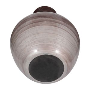 IRVINGLAND BROWN GLASS VASE 22 (IN) 7