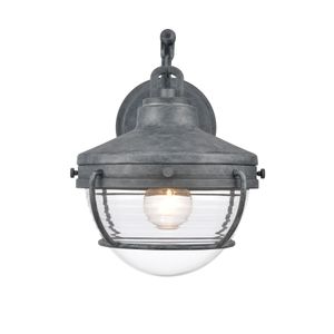 Eastport 12'' High 1-Light Outdoor Sconce - Aged Zinc 2