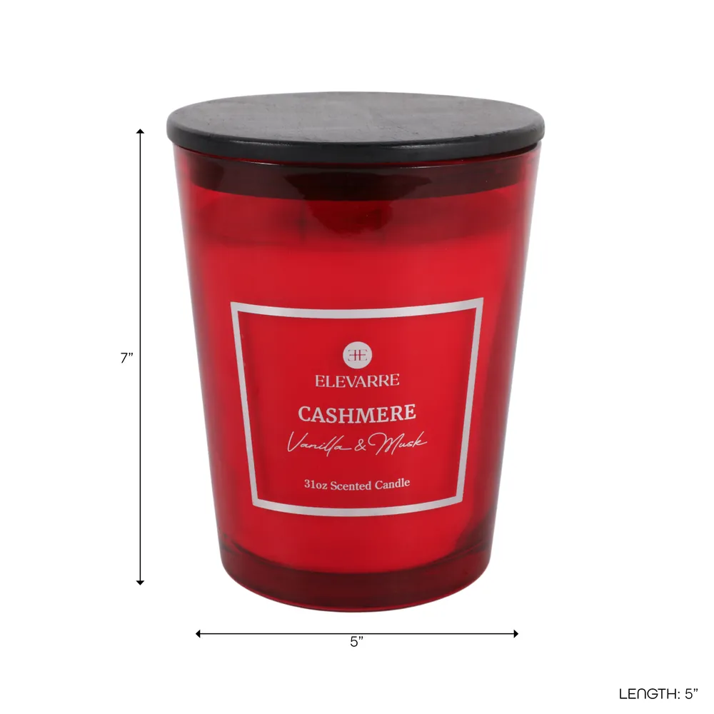 ROWANSTONE CASHMERE VANILLA & MUSK CANDLE 7 (IN)