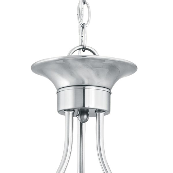 Tahoe 19'' Wide 3-Light Chandelier - Brushed Nickel