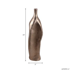 SAGEBEACH GOLD VASE 24 (IN) 10