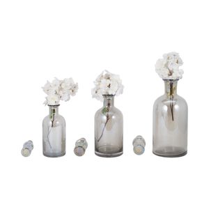 NORTONFIELD SET OF 3 GRAY VASES 16 (IN) 5