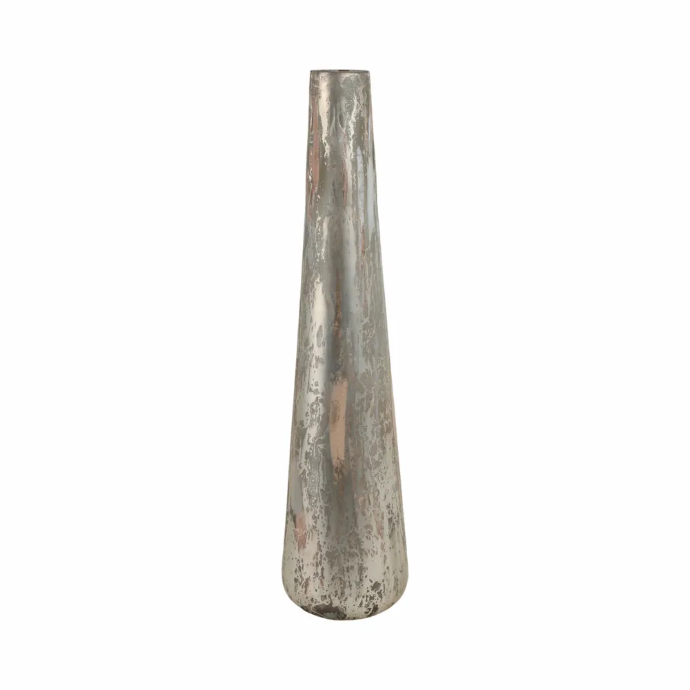 MILTONFORD TAN GLASS VASE 26 (IN)