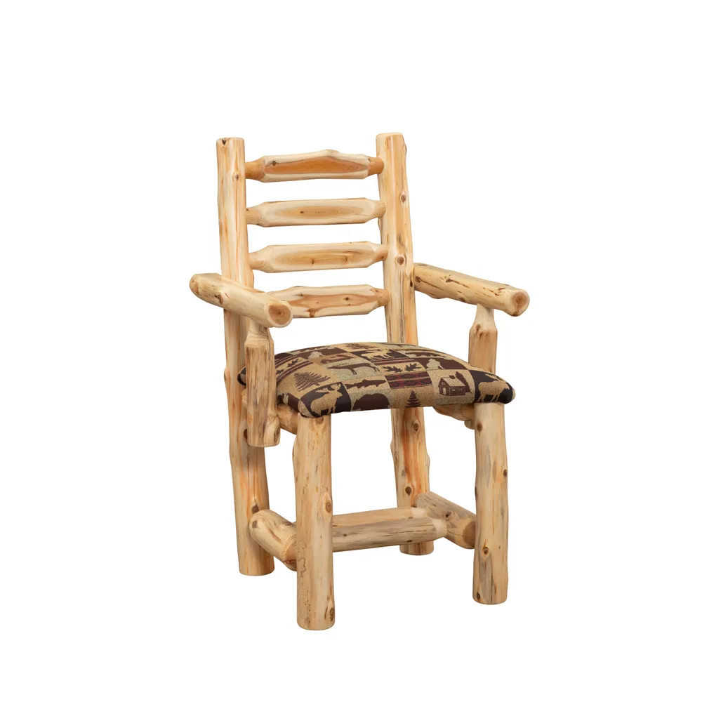 Cedar Upholstered Arm Chair - Vintage - Standard Leather