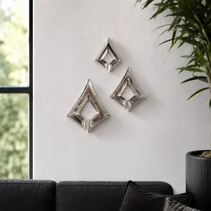 HARPERLEY SET OF 3 GOLD WALL SCULPTURES 12 (IN) 9