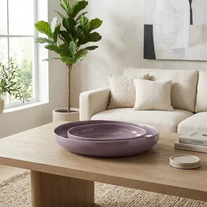 PEYTONWICK SET OF 2 PURPLE BOWLS 4 (IN) 2