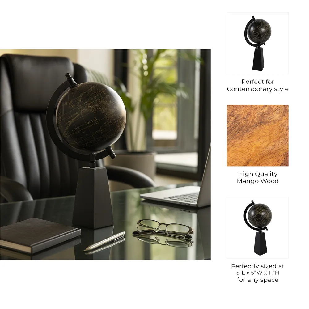 THORNTONOAK BLACK DECOR 11 (IN)