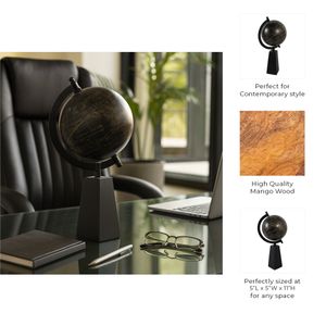 THORNTONOAK BLACK DECOR 11 (IN) 10