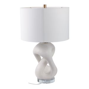 CIARANHAVEN WHITE LAMP 26 (IN) 5