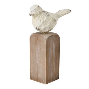 Higgins Bird Object - Set of 3 Aged Cream 2