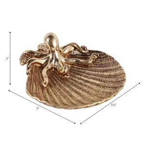 HANKWOOD GOLD TRINKET DISH 2 (IN) 10