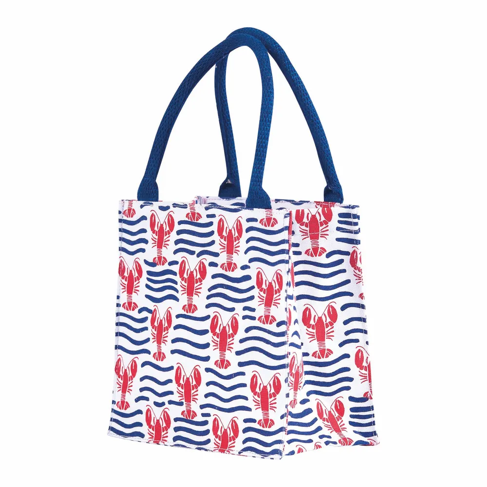 Lobster Waves Reusable Itsy Bitsy Gift Bag