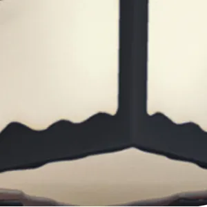 Wavy 8'' Wide 1-Light Outdoor Flush Mount - Black 2