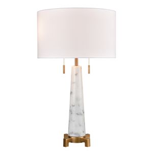 Rocket 27'' High 2-Light Table Lamp - Aged Brass 1