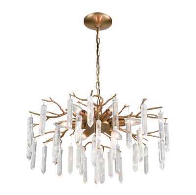 Kvist 22'' Wide 6-Light Chandelier - Cafe Bronze