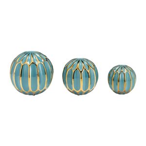 IVYPARK SET OF 3 BLUE ORBS 6 (IN) 3