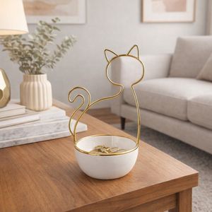 COVETON WHITE TRINKET TRAY 10 (IN) 12