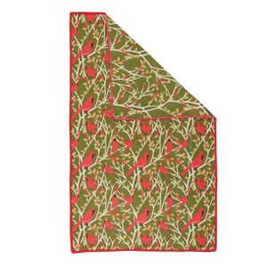 Red Cardinals Eco Kitchen Tea Towel 4