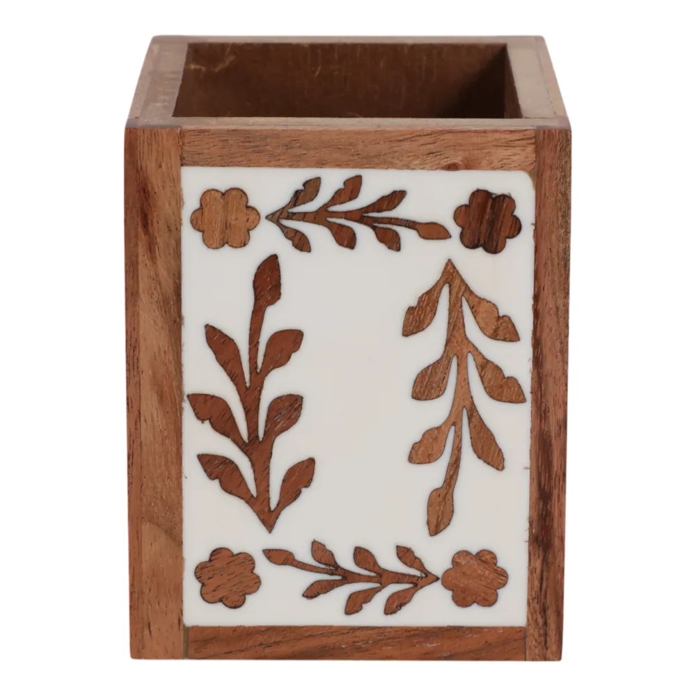 DRAKEHAM BROWN PENCIL CUP 4 (IN)