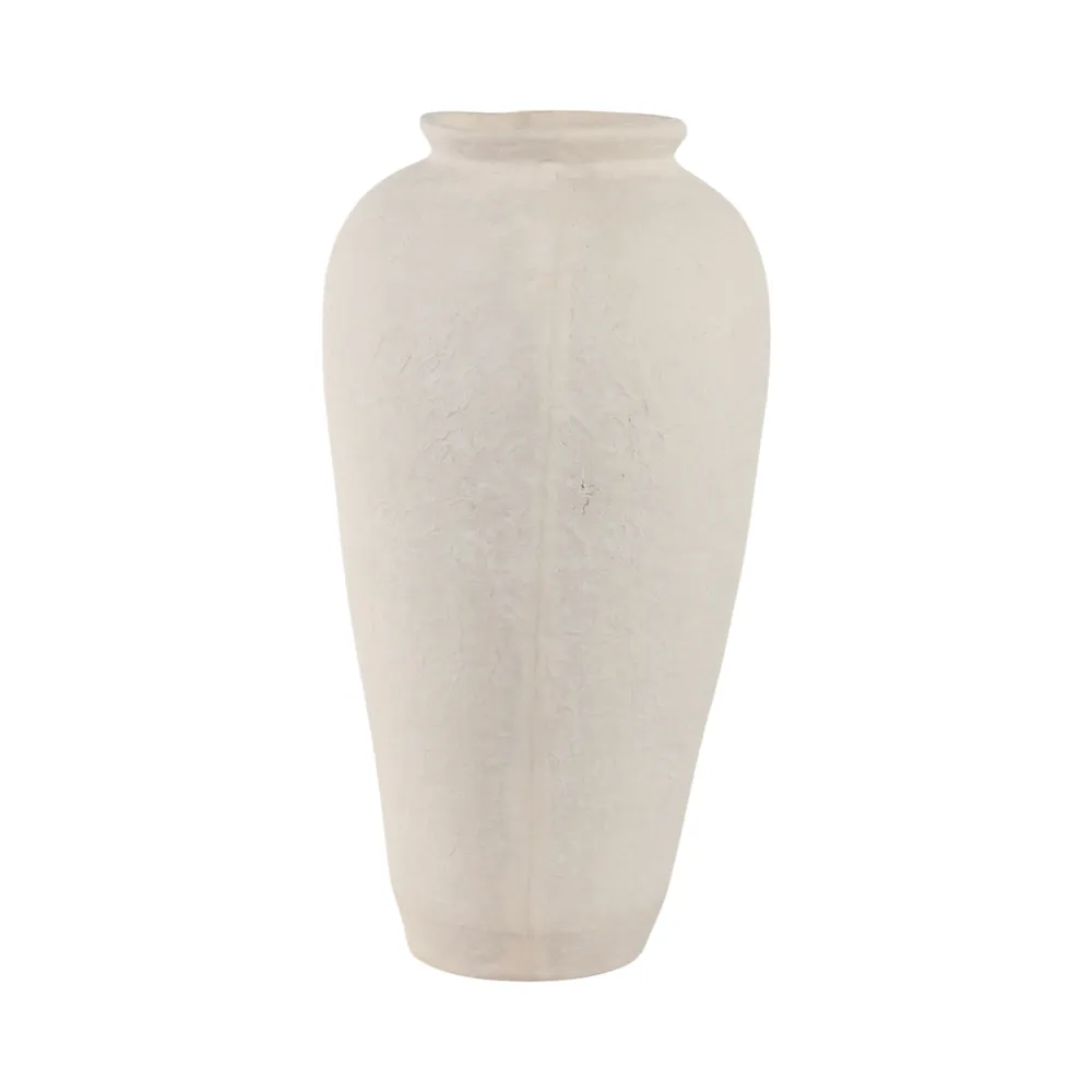 LAKEWOOD WHITE VASE 19 (IN)