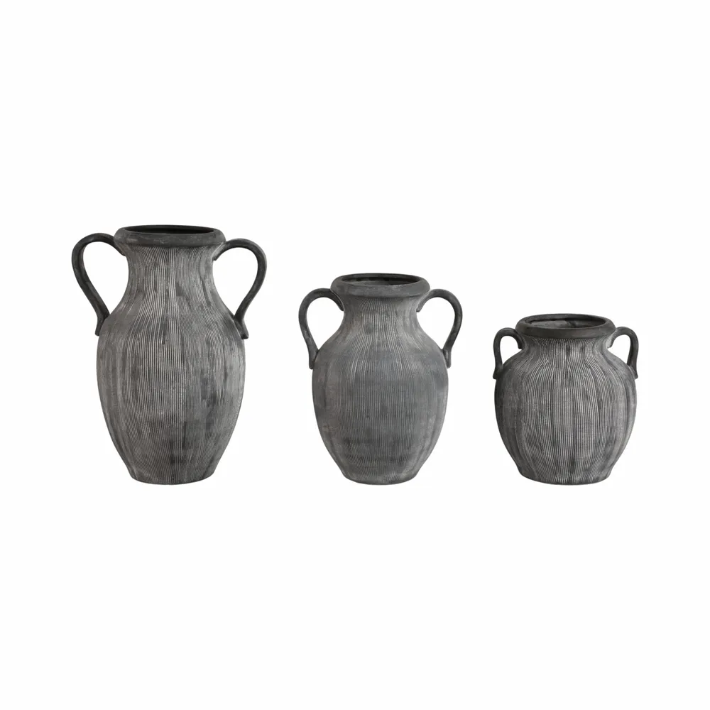 ALTONMILL BLACK VASE 10 (IN)