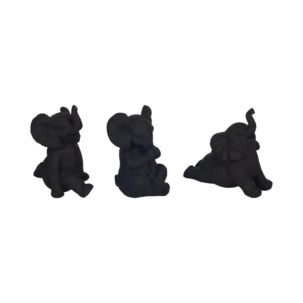 WALTONTON SET OF 3 BLACK DECOR 6 (IN)
