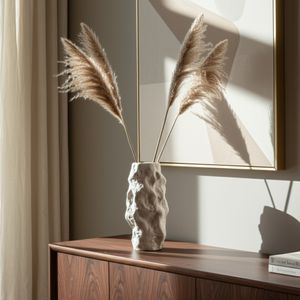 PEYTONTON WHITE VASE 11 (IN) 2