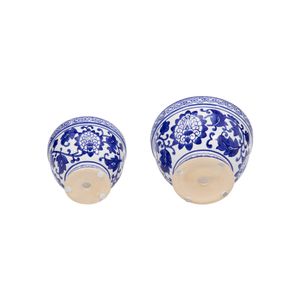 ROYBROOK SET OF 2 BLUE PLANTER 5 (IN) 6
