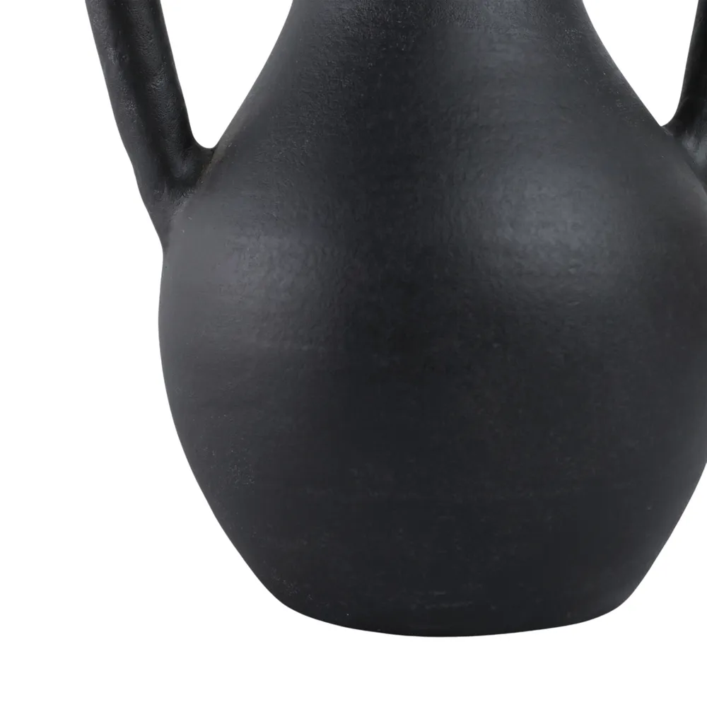 SHERMANCLIFF BLACK VASE 12 (IN)