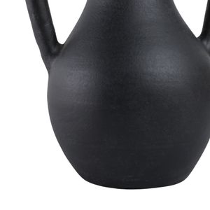 SHERMANCLIFF BLACK VASE 12 (IN) 7