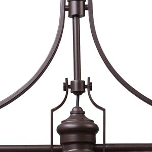 Chadwick 47'' Wide 3-Light Linear Chandelier - Oiled Bronze 4