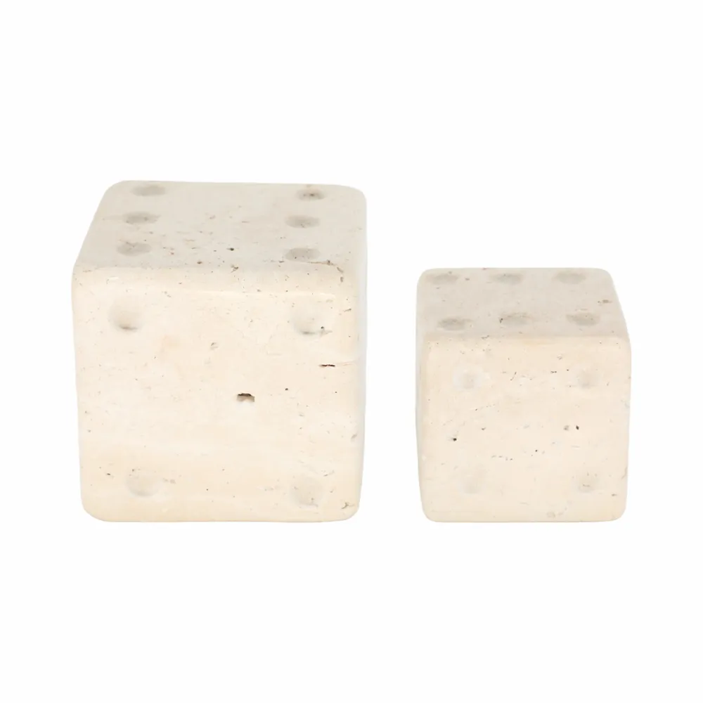 HAROLDPORT SET OF 2 IVORY DECOR 4 (IN)