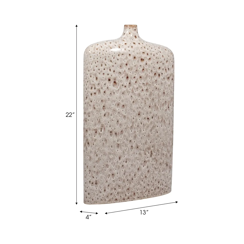 KEATONMILL WHITE VASE 22 (IN)