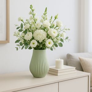 OPALBROOK GREEN VASE 9 (IN) 9