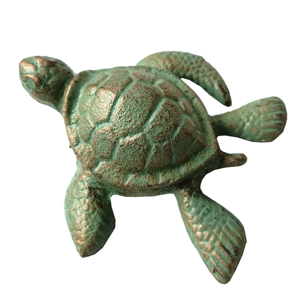 4-1/2" VERDIGRIS TURTLE KEY BOX