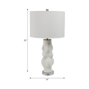 REGANPARK WHITE LAMP 26 (IN) 7