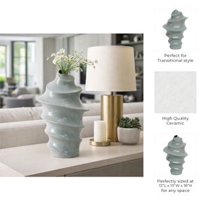 WILSONGROVE BLUE VASE 18 (IN) 8