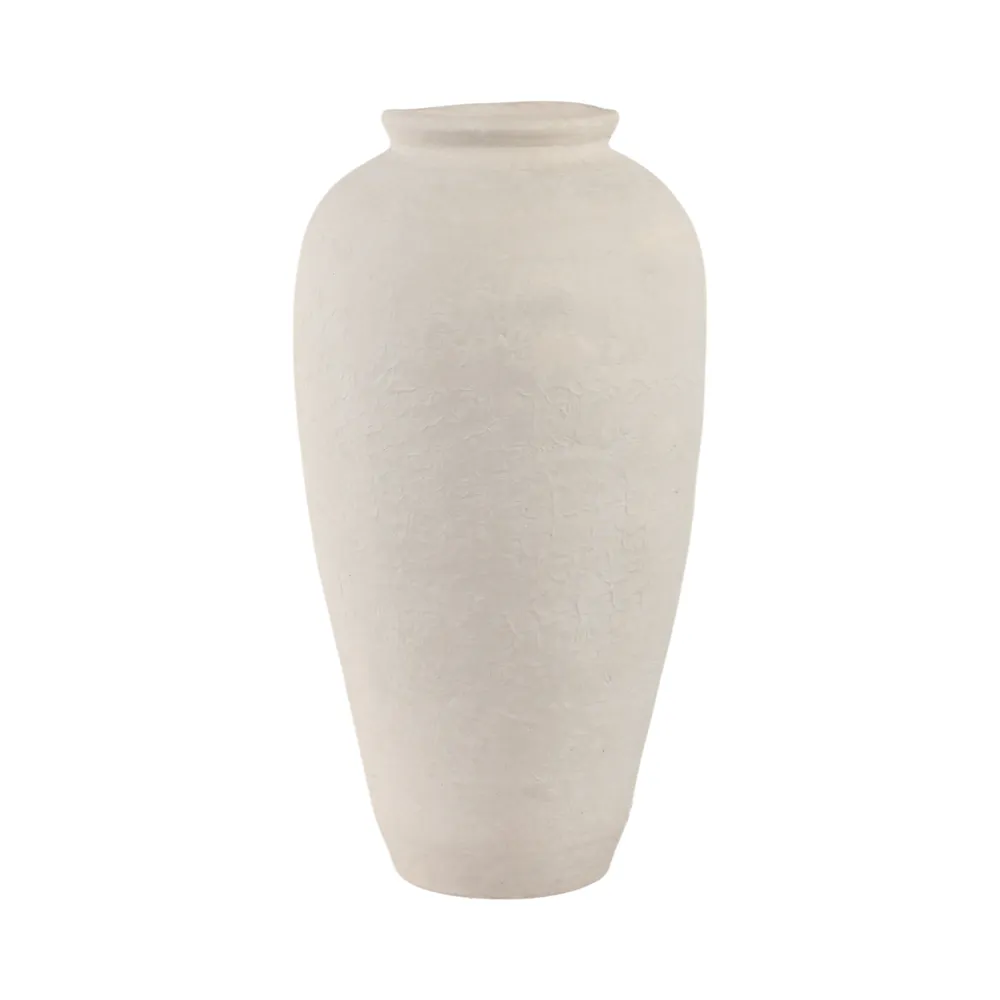 LAKEWOOD WHITE VASE 19 (IN)