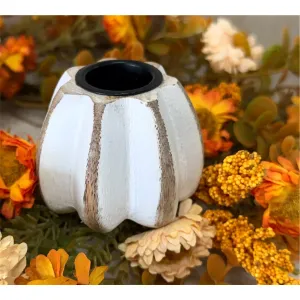 Pumpkin Taper Holder 2x2.6in 1