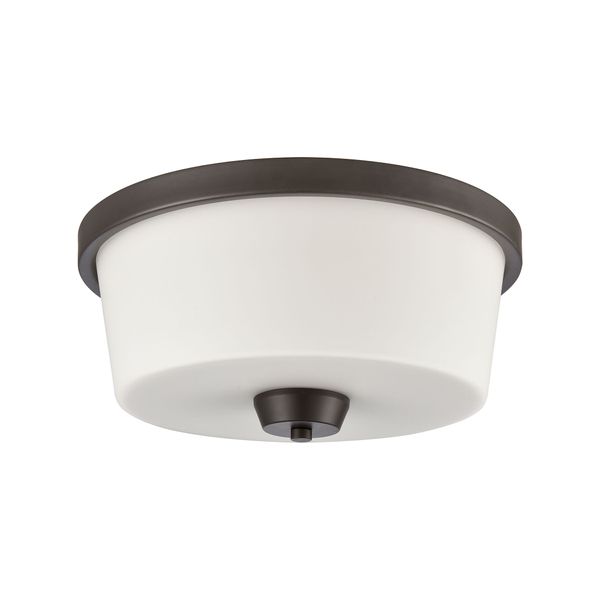 Winslow 13.5'' Wide 2-Light Flush Mount - Oil Rubbed Bronze