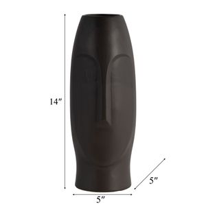 NELSONSHAW BLACK VASE 14 (IN) 9