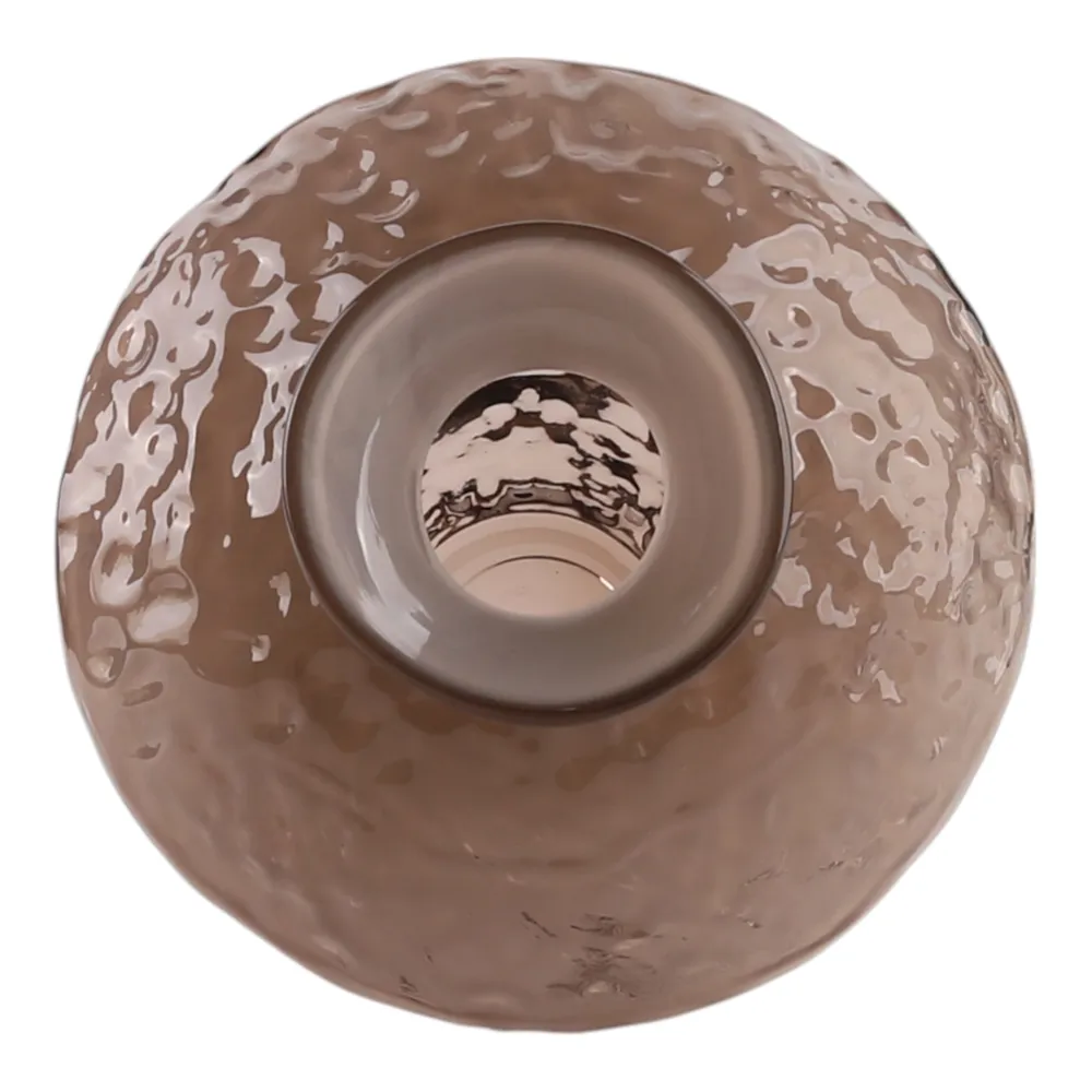 HAROLDHAVEN BROWN GLASS VASE 15 (IN)
