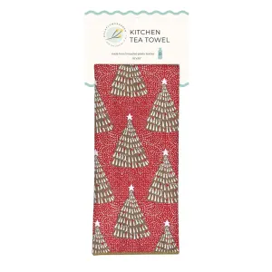Filigree Trees Eco Kitchen Tea Towel 5